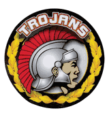 Trojans Medal Mascot Medal Insert