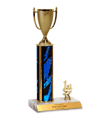 Trophies With Place Trim (1st, 2nd, or 3rd) - Cup Figure