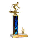 Trophies With Place Trim (1st, 2nd, or 3rd) - Downhill Skiing