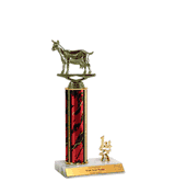 Trophies With Place Trim (1st, 2nd, or 3rd) - Goat