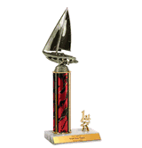 Trophies With Place Trim (1st, 2nd, or 3rd) - Sailing