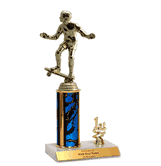 Trophies With Place Trim (1st, 2nd, or 3rd) - Skateboarding