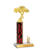 Trophies With Place Trim (1st, 2nd, or 3rd) - Street Rod Figure