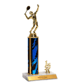 Trophies With Place Trim (1st, 2nd, or 3rd) - Tennis