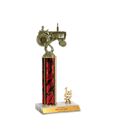 Trophies With Place Trim (1st, 2nd, or 3rd) - Tractor Figure