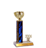 Trophies with Year Indicator - Baseball Glove