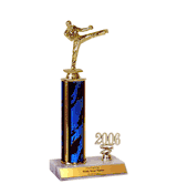 Trophies with Year Indicator - Karate