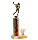 Trophies with Year Indicator - Lacrosse