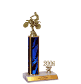 Trophies with Year Indicator - Motocross