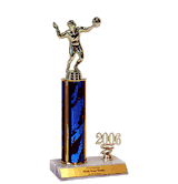 Trophies with Year Indicator - Volleyball