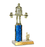 Trophies with Year Indicator - Weightlifting