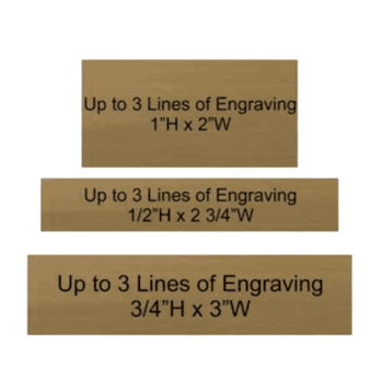 Trophy Name Plates - Click to enlarge