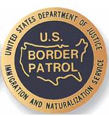 U.S. Border Patrol Medal Insert (Etched)