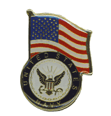 US Navy Flag Lapel Pins