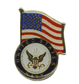 US Navy Flag Lapel Pins