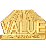 Value The Customer Lapel Pin