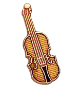 Violin Lapel Pins