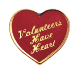 Volunteers Have Heart Pin (BR Series)