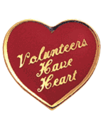 Volunteers Have Heart Pin (BR Series)