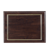 Walnut Document Holder with Silver Frame (Holds 8 1/2" x 11" Certificate)