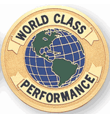 World Class Performance Medal Insert (Etched)