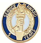 Years of Service Pins