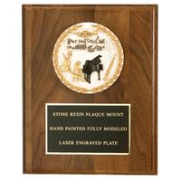 4" Cast Stone Subject Plaque - 8" x 10"